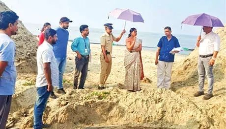 അസി. കളക്ടറുടെ നേതൃത്വത്തിൽ പരിശോധന