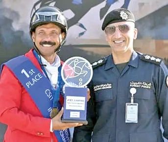 അന്തർദേശീയ ഷോ ജമ്പിങ് മത്സരത്തിൽ സോജോ ബേബിക്ക് സ്വർണം