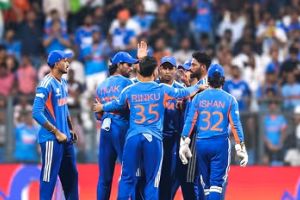 വരുണിന് മൂന്ന് വിക്കറ്റ്, അക്‌സറിന് രണ്ട്; ടി20 ലോകകപ്പില്‍ ഇന്ത്യക്ക് തുടര്‍ച്ചയായ രണ്ടാം ജയം, നമീബിയയെ തകര്‍ത്തത് 93 റണ്‍സിന്