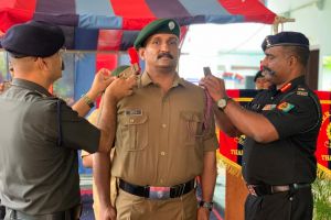 രാമവിലാസത്തിലെ എൻ സി സി ഓഫീസർക്ക് സെക്കന്റ് ഓഫീസർ ആയി പ്രമോഷൻ ലഭിച്ചു .