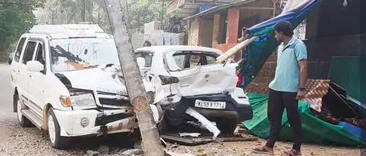 സംസ്ഥാനപാതയിലെ തുമ്പേനിയിൽ അപകടങ്ങൾ പതിവ്