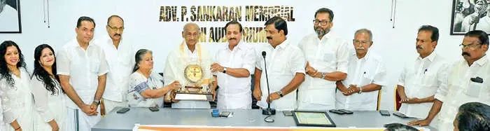 ​കെ.സി. ജോസഫിന് പി. ശങ്കരൻ പുരസ്കാരം