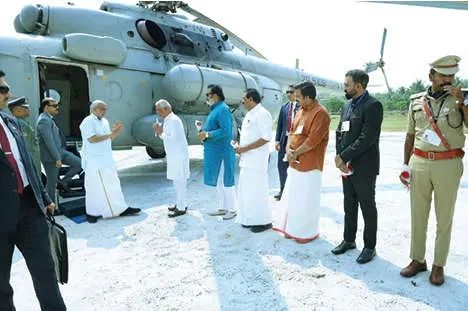 ഉപരാഷ്ട്രപതിക്ക് സ്വീകരണം