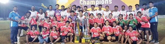 കുടുംബശ്രീ സംസ്ഥാന ട്രൈബൽ സോക്കർ ലീഗിൽ കാസർകോടിന് ഇരട്ടക്കിരീടം