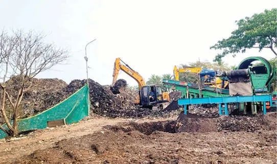 വടകര പുതിയാപ്പ് ട്രഞ്ചിങ് ഗ്രൗണ്ടിലെ ബയോമൈനിങ് നീളുന്നു; ഏപ്രിലോടെ പൂർത്തിയാക്കാൻ നഗരസഭയുടെ നിർദ്ദേശം