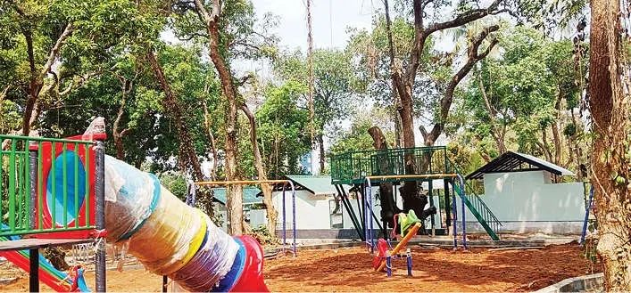 പട്ടാമ്പി ഓർച്ചാഡിൽ ഓക്‌സിജൻപാർക്ക് പണി അവസാനഘട്ടത്തിൽ