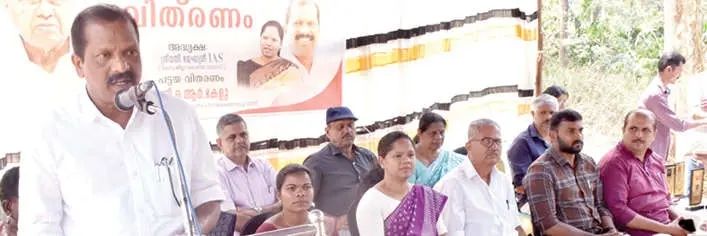 ഭൂമിയില്ലാത്ത പട്ടികവർഗകുടുംബങ്ങൾക്ക് ഭൂമി ഉറപ്പാക്കും -മന്ത്രി ഒ.ആർ. കേളു