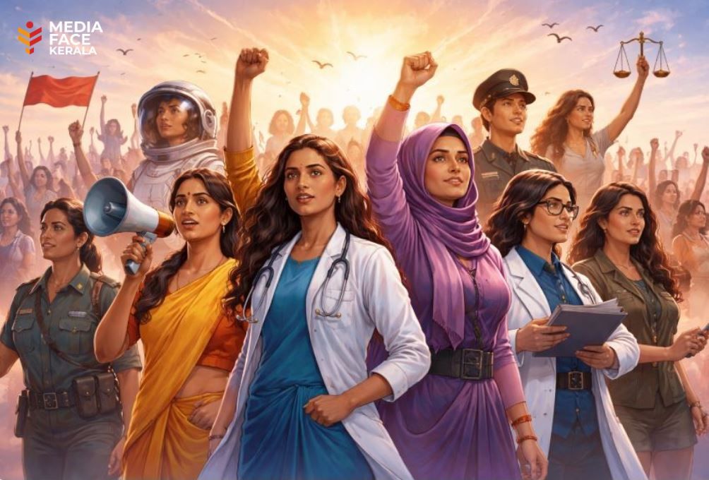 പെൺകരുത്തിന്റെ ആകാശങ്ങൾ; പോരാട്ടങ്ങൾ തോൽക്കാത്ത ലോകം:-    :ടീ ഷാഹുൽ ഹമീദ്