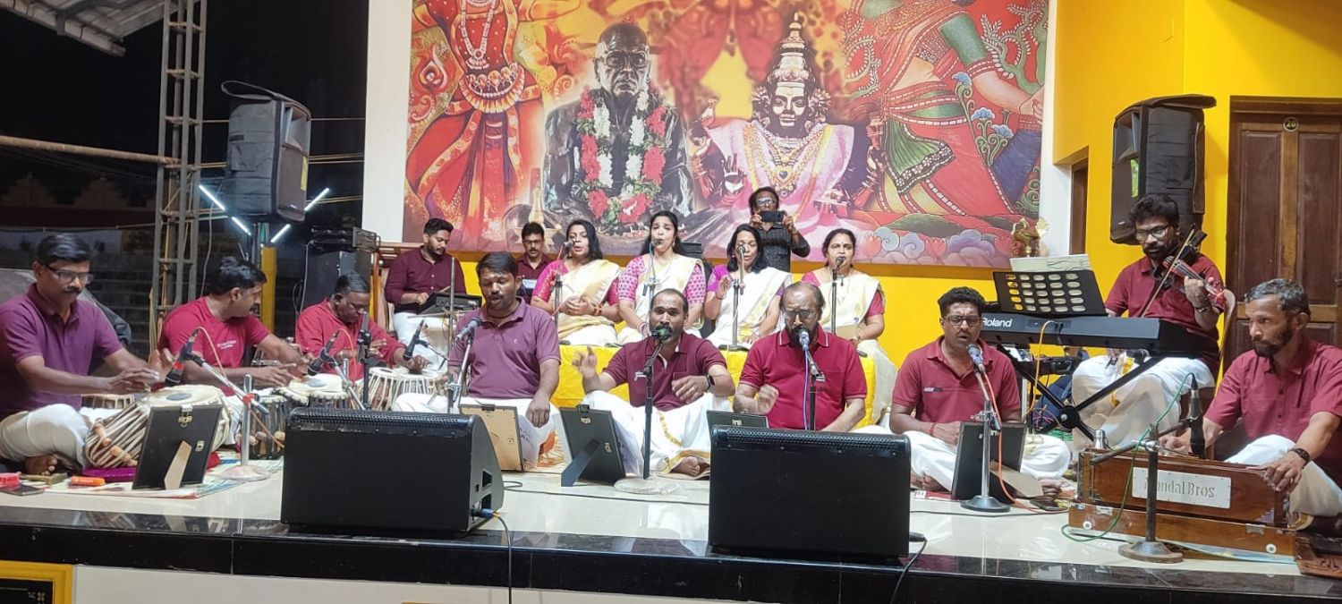 കുംഭ മാസ രാവിൽ രാഗമഴ ജഗന്നാഥ സവിധത്തിൽ പെയ്തിറങ്ങി :ചാലക്കര പുരുഷു