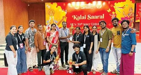 ദേശീയ യുവജനോത്സവത്തിൽ നേട്ടവുമായി കേരള കേന്ദ്ര സർവകലാശാല