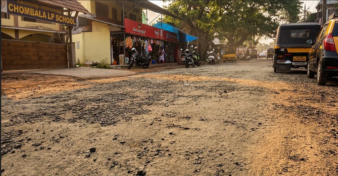 മുക്കാളിയിൽ ദേശീയപാത പുനർനിർമ്മാണം അനിശ്ചിതത്വത്തിൽ; പൊടിശല്യത്തിൽ പൊറുതിമുട്ടി ജനങ്ങൾ