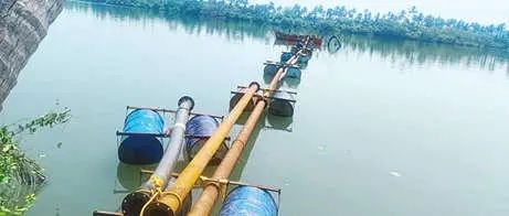 തുരുത്തിയിൽ പുഴയിൽ അനധികൃത മണലൂറ്റ് കേന്ദ്രം സ്ഥാപിക്കാൻ നീക്കം