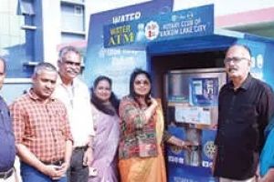 വൈക്കം താലൂക്ക് ആശുപത്രിയിൽ വാട്ടർ എ.ടി.എം. തുറന്നു