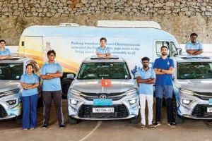 ഭാരതത്തെ തൊട്ടറിഞ്ഞ് ചിന്മയ അമൃതയാത്ര കോഴിക്കോട്ട്; 35,000 കിലോമീറ്റർ നീളുന്ന യുവത്വത്തിന്റെ മഹാപ്രയാണം