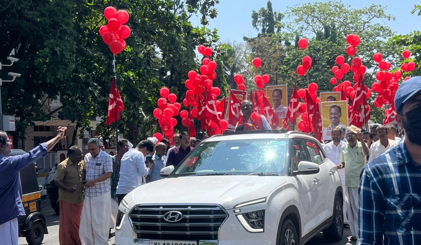 കൊയിലാണ്ടിയിൽ എൽ.ഡി.എഫ് സ്ഥാനാർത്ഥി കെ. ദാസൻ നാമനിർദ്ദേശ പത്രിക സമർപ്പിച്ചു