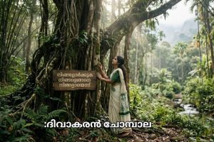 'നിങ്ങളോർക്കുക നിങ്ങളെങ്ങനെ നിങ്ങളായെന്ന് '   ?  :ദിവാകരൻ ചോമ്പാല