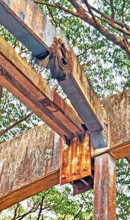 കുറ്റിപ്പുറം 'റ' പാലത്തിന്റെ തകർന്ന ബീമുകൾ അപകടത്തിൽ