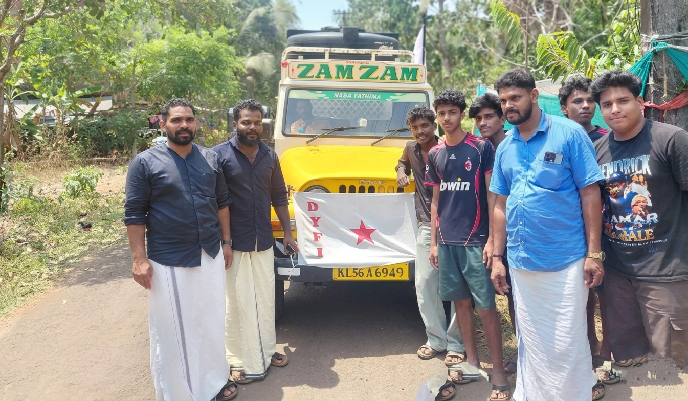 വേനൽച്ചൂടിൽ വലയുന്നവർക്ക് താങ്ങായി ഡി.വൈ.എഫ്.ഐ: കീഴരിയൂർ നമ്പ്രത്തുകരയിൽ കുടിവെള്ള വിതരണം തുടങ്ങി