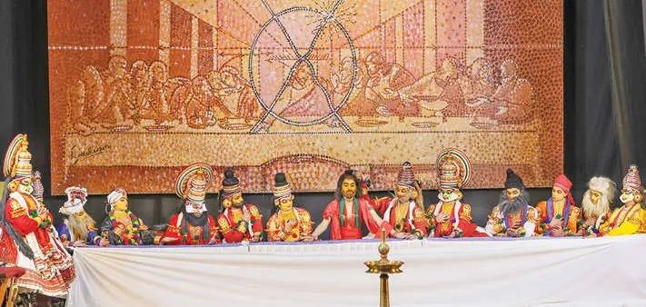 കഥകളിയായി അരങ്ങിലെത്തി 'ദാവിഞ്ചിപ്പൊരുൾ'