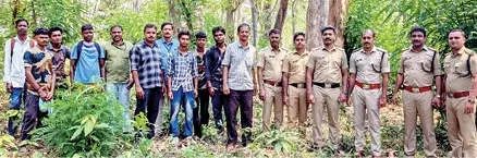 എക്സൈസ്, വനംവകുപ്പ് സംയുക്തപരിശോധന