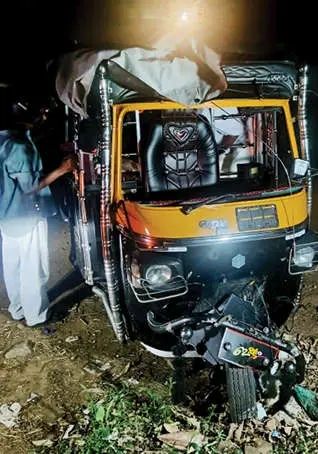 കാട്ടുപന്നിയിടിച്ച് ഓട്ടോറിക്ഷ മറിഞ്ഞു: കുഞ്ഞടക്കം ഒരു കുടുംബത്തിലെ അഞ്ചുപേർക്ക് പരിക്ക്