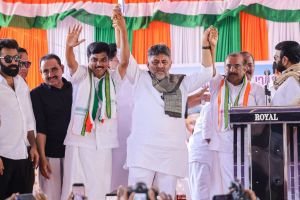 പുതുച്ചേരിയിലും, കേരളത്തിലും കോൺഗ്രസ്സ് അധികാരത്തിലെത്തും: ഉപമുഖ്യമന്ത്രി ഡി.കെ.ശിവകുമാർ