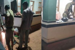 കണ്ണൂര്‍ കതിരൂരില്‍ ബിജെപി വാര്‍ഡ് മെമ്പറുടെ വീടിന് നേരെ ബോംബേറ്