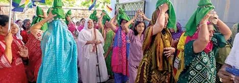 കോഴിക്കോട്ട് ജൈനസാധ്വിമാർക്ക് ഊഷ്മള സ്വീകരണം; ബുധനാഴ്ച ആധ്യാത്മിക പ്രഭാഷണം