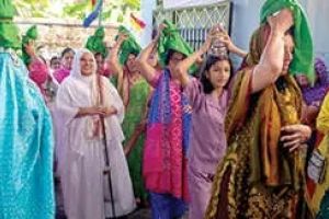 കോഴിക്കോട്ട് ജൈനസാധ്വിമാർക്ക് ഊഷ്മള സ്വീകരണം; ബുധനാഴ്ച ആധ്യാത്മിക പ്രഭാഷണം