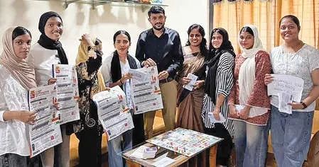 വോട്ടവകാശത്തിന്റെ കരുത്തോതാന്‍ എൻ.എസ്.എസ്. വൊളന്റിയർമാർ; നരിക്കുനിയിൽ ബോധവത്കരണ പരിപാടി