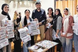 വോട്ടവകാശത്തിന്റെ കരുത്തോതാന്‍ എൻ.എസ്.എസ്. വൊളന്റിയർമാർ; നരിക്കുനിയിൽ ബോധവത്കരണ പരിപാടി