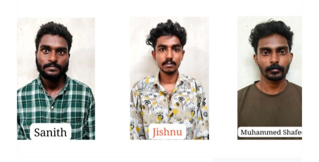 പന്തിരാങ്കാവിൽ സ്കൂട്ടർ കവർന്ന സംഘം പിടിയിൽ; ഒരാൾക്കായി തിരച്ചിൽ തുടരുന്നു