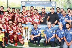 ഐ.എം.എ. സെവൻസ് ഫുട്ബോൾ ടൂർണമെന്റ്: കോഴിക്കോട് ഐ.എം.എ. ജേതാക്കളായി