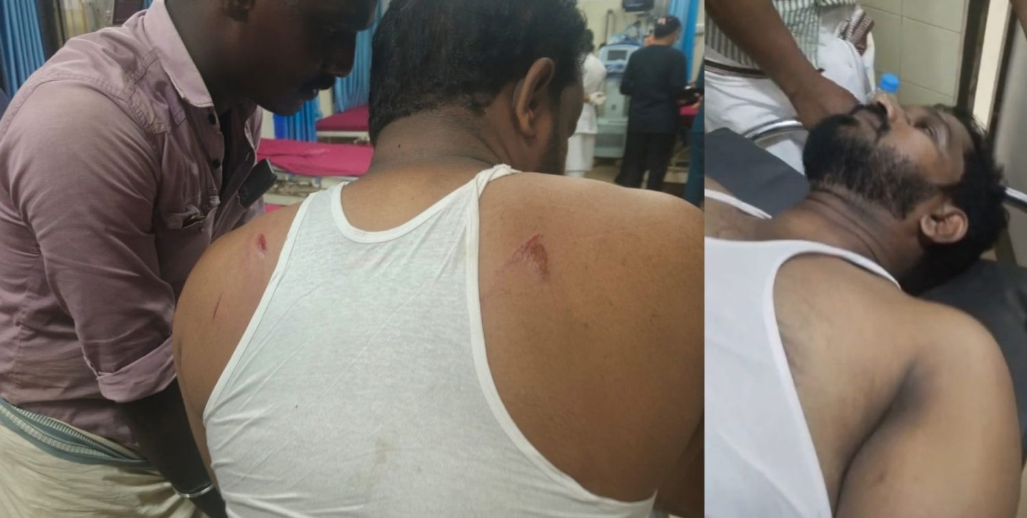 തിരുവള്ളൂർ ചാനിയംകടവിൽ രാഷ്ട്രീയ സംഘർഷം: മൂന്ന് പേർക്ക് വെട്ടേറ്റു