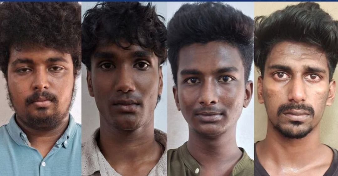 വിവാഹ ഹാളിലെ അതിക്രമം ചോദ്യം ചെയ്തു; യുവാവിന്റെ പല്ല് അടിച്ചു കൊഴിച്ച നാലംഗ സംഘം പിടിയിൽ