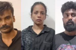 കോഴിക്കോട് ലോഡ്ജിൽ ലഹരിവേട്ട: യുവതി ഉൾപ്പെടെ മൂന്ന് പേർ 108 ഗ്രാം എം.ഡി.എം.എയുമായി പിടിയിൽ