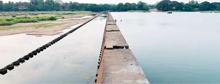 ഷൊർണൂർ തടയണയിൽ ഒരുമാസത്തേക്കുള്ള വെള്ളം മാത്രം