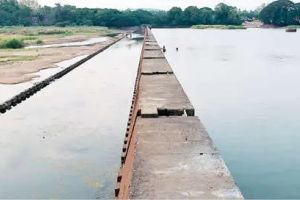 ഷൊർണൂർ തടയണയിൽ ഒരുമാസത്തേക്കുള്ള വെള്ളം മാത്രം