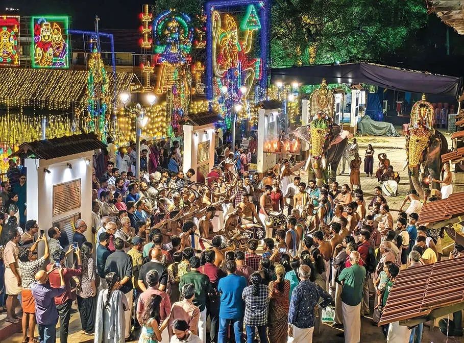 ആറാട്ടോടെ തളിയുത്സവം സമാപിച്ചു