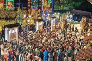 ആറാട്ടോടെ തളിയുത്സവം സമാപിച്ചു