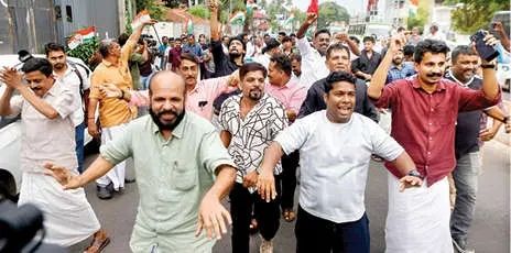 വി.ഡി. സതീശൻ മുഖ്യമന്ത്രിയാകുന്നു: കോഴിക്കോട്ടും ആഹ്ലാദപ്രകടനം