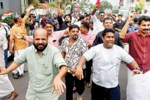 വി.ഡി. സതീശൻ മുഖ്യമന്ത്രിയാകുന്നു: കോഴിക്കോട്ടും ആഹ്ലാദപ്രകടനം