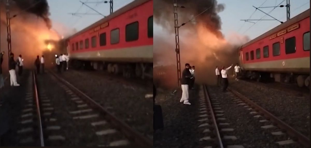 തിരുവനന്തപുരത്ത് നിന്ന് പുറപ്പെട്ട രാജധാനി എക്‌സ്പ്രസിൽ തീപിടിത്തം; സംഭവം രാജസ്ഥാനിലെ കോട്ടയ്ക്ക് സമീപം