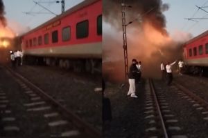 തിരുവനന്തപുരത്ത് നിന്ന് പുറപ്പെട്ട രാജധാനി എക്‌സ്പ്രസിൽ തീപിടിത്തം; സംഭവം രാജസ്ഥാനിലെ കോട്ടയ്ക്ക് സമീപം