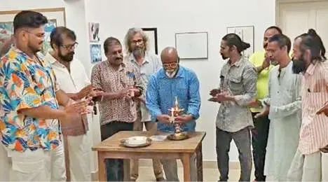 ചിത്രപ്രദർശനത്തിന് പ്രൗഢമായ തുടക്കമായി: ബോസ് കൃഷ്ണമാചാരി ഉദ്ഘാടനം ചെയ്തു