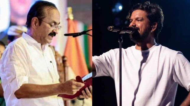 ‘നെഹ്റൂവിയൻ ഇടതുപക്ഷക്കാരൻ; പിന്നെന്തിന് ദൈവനാമത്തിൽ ജാതിപേര് പറഞ്ഞ് സത്യപ്രതിജ്ഞ?’: വി.ഡി.സതീശനെതിരെ ഗായകൻ സൂരജ് സന്തോഷ്