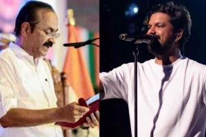 ‘നെഹ്റൂവിയൻ ഇടതുപക്ഷക്കാരൻ; പിന്നെന്തിന് ദൈവനാമത്തിൽ ജാതിപേര് പറഞ്ഞ് സത്യപ്രതിജ്ഞ?’: വി.ഡി.സതീശനെതിരെ ഗായകൻ സൂരജ് സന്തോഷ്