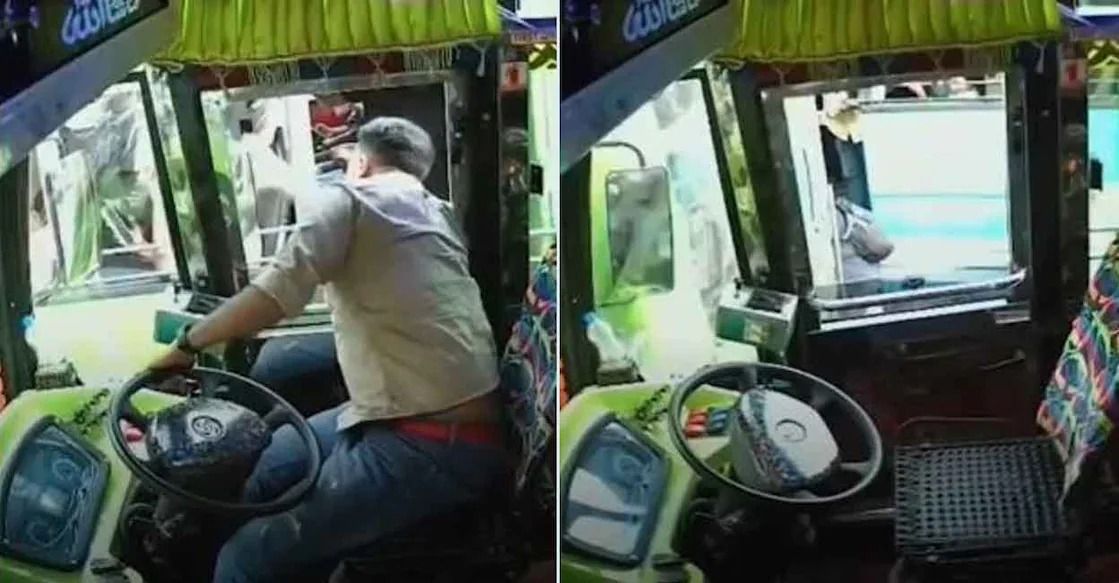 കോഴിക്കോട് നഗരത്തിൽ ബസ് ജീവനക്കാരുടെ ഗുണ്ടായിസം; സമയക്രമത്തെച്ചൊല്ലിയുള്ള തർക്കത്തിനിടെ ബസ് പിന്നോട്ടടിച്ച് മറ്റൊരു ബസിലിടിപ്പിച്ചു; ഡ്രൈവറുടെ ലൈസൻസ് റദ്ദാക്കും