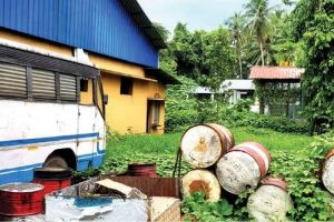 അസൗകര്യങ്ങളിൽ ശ്വാസംമുട്ടി തൊട്ടിൽപ്പാലം കെ.എസ്.ആർ.ടി.സി. ഡിപ്പോ; കാടുമൂടിയ ഗാരേജും വന്യമൃഗശല്യവും ജീവനക്കാരെ ഭീതിയിലാഴ്ത്തുന്നു