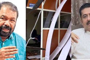 തിരുവനന്തപുരത്ത് സ്കൂൾ കെട്ടിടത്തിന്റെ മേൽക്കൂര തകർന്നുവീണു; വൻ ദുരന്തം ഒഴിവായത് തലനാരിഴയ്ക്ക്